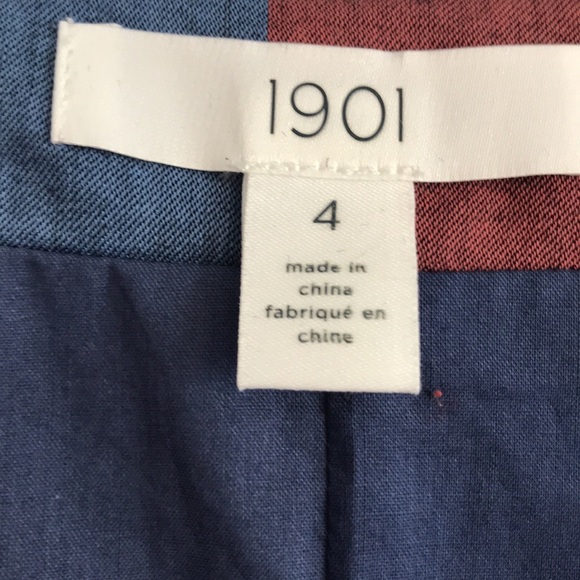 Nordstrom 1901 Size 4 Cotton Dress pink & Blue Plaid NWT - Picture 11 of 12